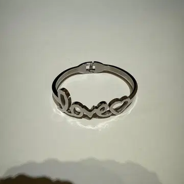 실버 하트 love 뱅글