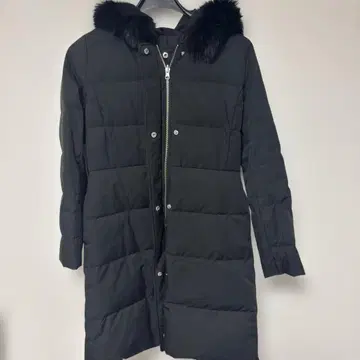 블랙 퍼 롱 다운 자켓 MERCURY DUO 리버서블