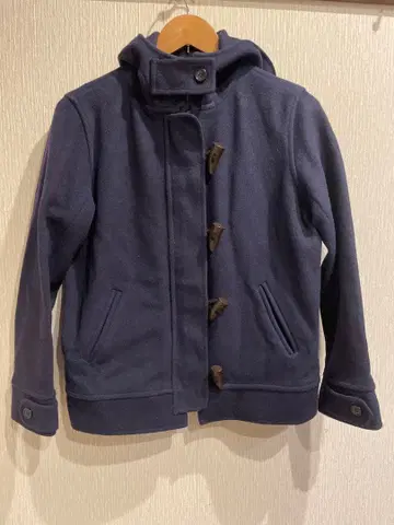 그로버올 Gloverall 헤링본 울 소재 더플 코트