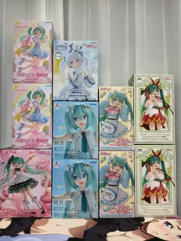 10개 하츠네 미쿠 피규어 묶음 판매