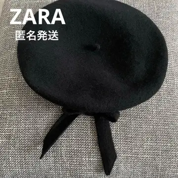 ZARA 베레모 리본 울