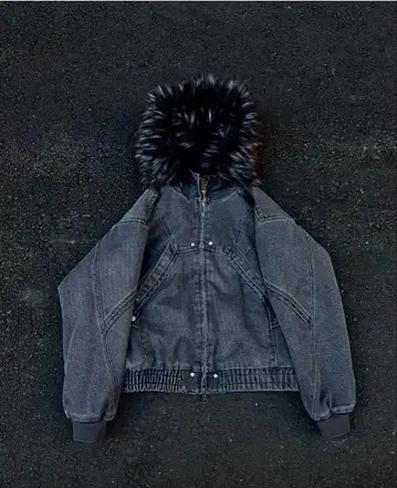 SSC-WHYSKYMELLOW 퍼 자켓