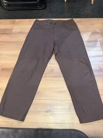 브루나보인 코튼 워크 팬츠 사이즈 2 브라운