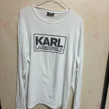 Karl Lagerfeld 긴팔 셔츠 화이트