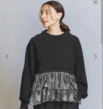 맨투맨 벨로아 티어드 풀오버