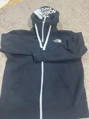 THE NORTH FACE 풀 집업 후드티 블랙