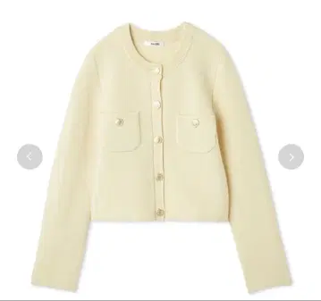 SNIDEL 폭스 니트 자켓