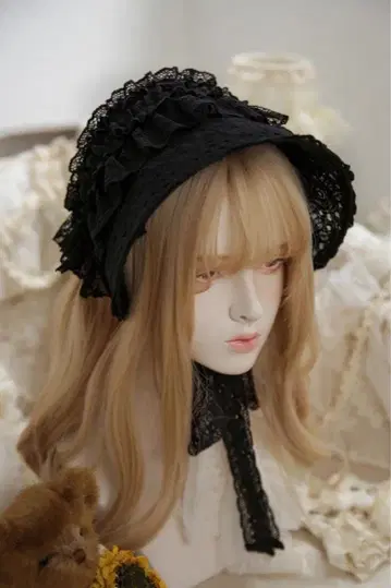 호시바코웍스 썸머 피크닉 2way 보닛 블랙