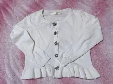 tocca 비쥬 프릴 가디건