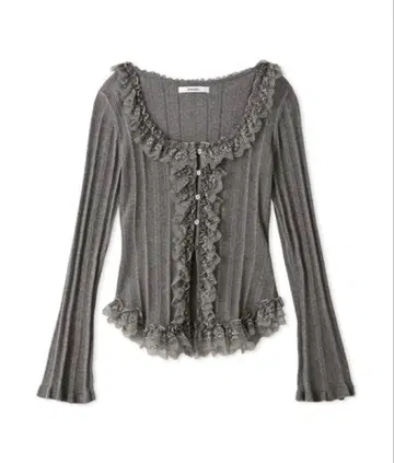 Sustainable 프릴 니트 풀오버