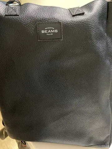 BEAMS 블랙 토트백