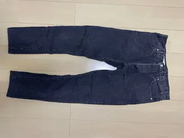 MYTHINKS 다크 그레이 스트레이트 데님