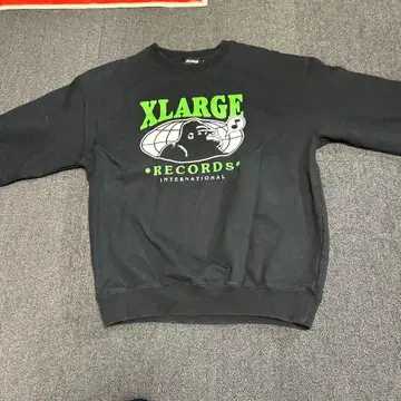 XLARGE 블랙 맨투맨