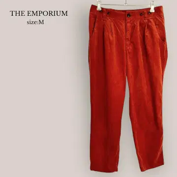 더 엠포리엄 THE EMPORIUM 코듀로이 팬츠 스트레이트 오렌지