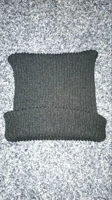 블랙 고양이 귀 니트 모자