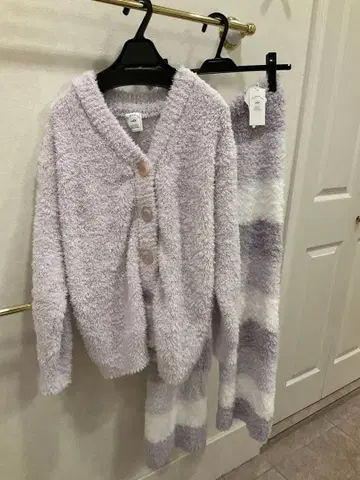 연보라 후와후와 룸웨어 세트 gelato pique