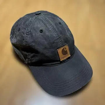 Carhartt 후염 블랙 덕지 캡 onyx