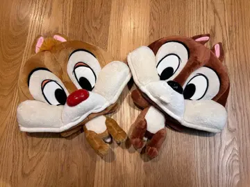 디즈니 칩과 데일 팬캡 커플 세트