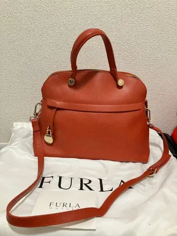FURLA 훌라 핸드백 파이퍼 숄더백 오렌지