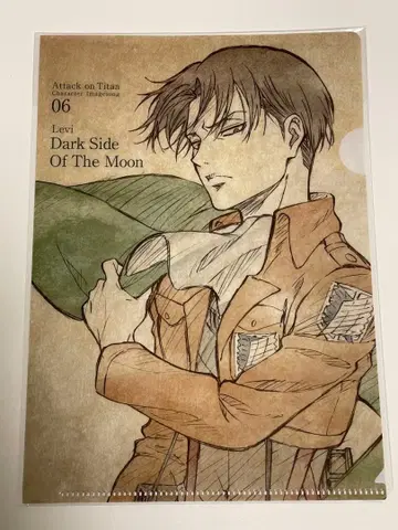 진격의 거인 리바이 엘빈 A5 사이즈 클리어 파일