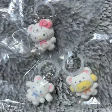 [ 익명 배송 ] 산리오 메지루시 액세서리 폭신폭신 스노우 묶음 판매