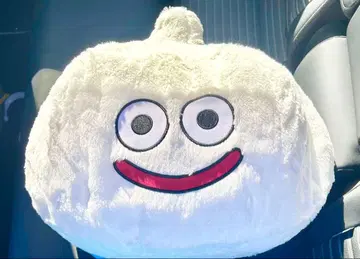 드래곤 퀘스트 AM 커다란 복슬복슬 봉제 인형 슬라임 스노우