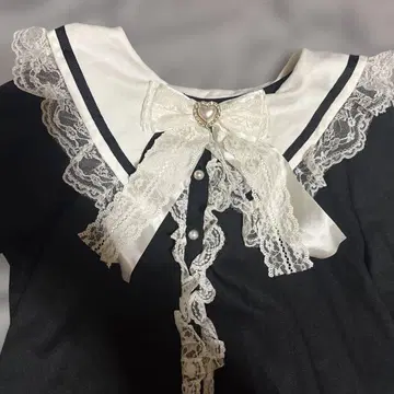 [ 컨디션 최상 ] MA*RS 세일러 카라 상의 & 리본 브로치 세트