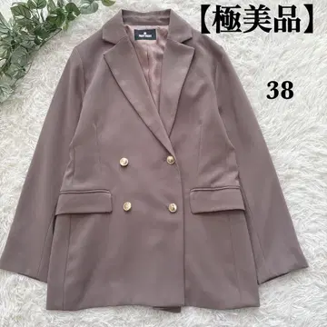 [ 새상품급 ] 마리콴트 데이지 버튼 자켓 더블 골드 버튼 38