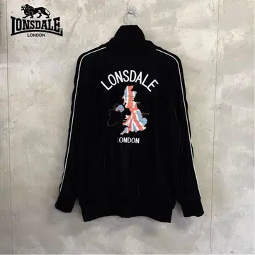LONSDALE x 맨즈비기 벨로아 트랙 자켓 자수 론즈데일