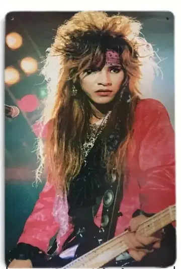 사와다 타이치 TAIJI X(X JAPAN) 양철 간판 2