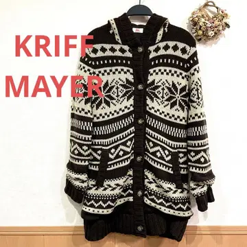KRIFF MAYER 코위찬 가디건 후드 부착 눈꽃