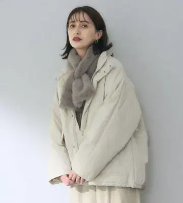 스튜디오 클립 다기능 스탠드 카라 미들 코트 studio CLIP