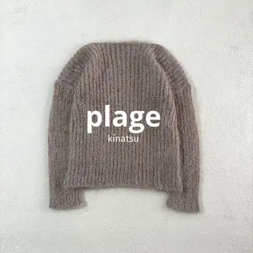 plage 모헤어 러블리 니트 모헤어 스웨터 23AW