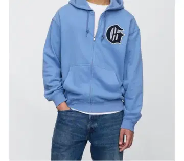 GAP 라이트 블루 후드티 S