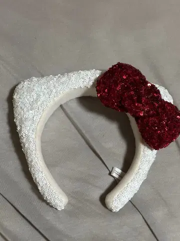 유니버설 스튜디오 재팬 머리띠 헬로키티 스팽글