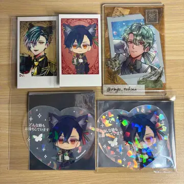 루카스 난자타운 캔뱃지 고양이형 카드 사진풍 카드