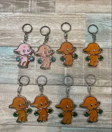 사토짱 키링 8개 세트 쇼와 레트로