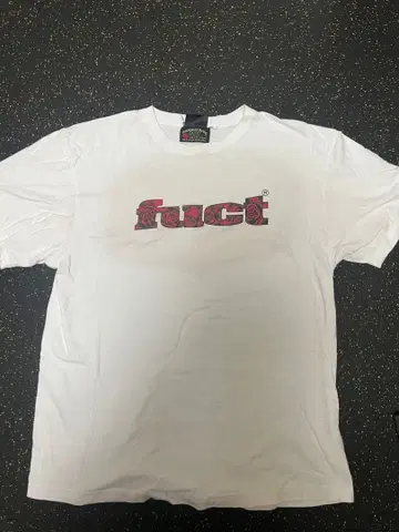 fuct x soft machine 로고T셔츠 화이트 XL
