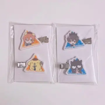 사사키와 미야노 산리오 아크릴 헤어 클립