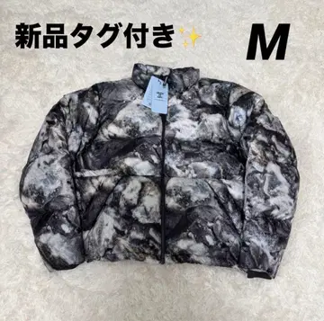 [ 새상품 ] 다운 자켓 올 패턴 puffer jacket 페이즐리 무늬