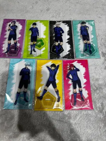 블루 록 아크릴 스탠드 7개 세트