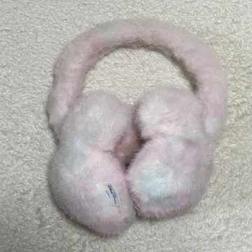 디즈니 파스텔 귀마개 귀도리 복슬복슬 퍼 방한 파스텔 컬러