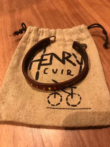 HENRY CUIR 가죽 팔찌