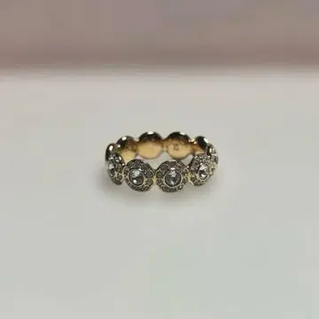 [ mh/11.12/5 ] 스와로브스키 골드 스톤 반지