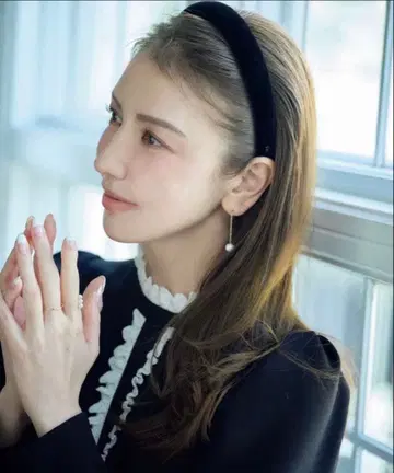 ALEXANDRE DE PARIS 벨로아 머리띠