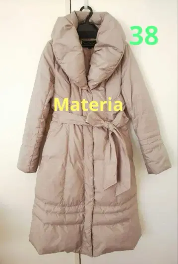 마테리아 새틴 다운 코트
