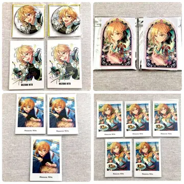 앙스타 니토 나즈나 9주년 캔뱃지 파샤츠 주얼리 플레이트