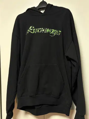 사이코 월드 블랙 후드티 L