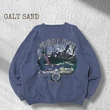 90s USA GALT SAND 애니멀 맨투맨 구제 빈티지