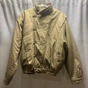 밀리터리 자켓 보아 안감 베이지